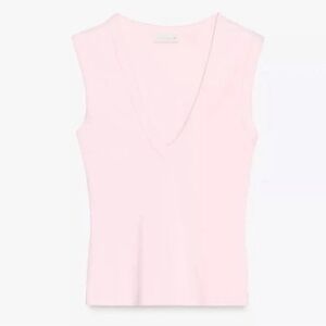 Zara Pink V-Neck Tank